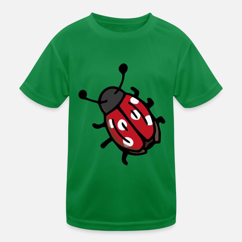 Marienkäfer Glückskäfer Insekt - Glücksbringer Kinder Funktions-T-Shirt
