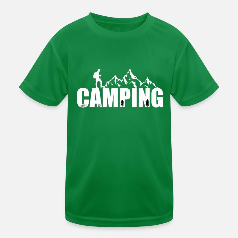 camping Kids Functional T-Shirt