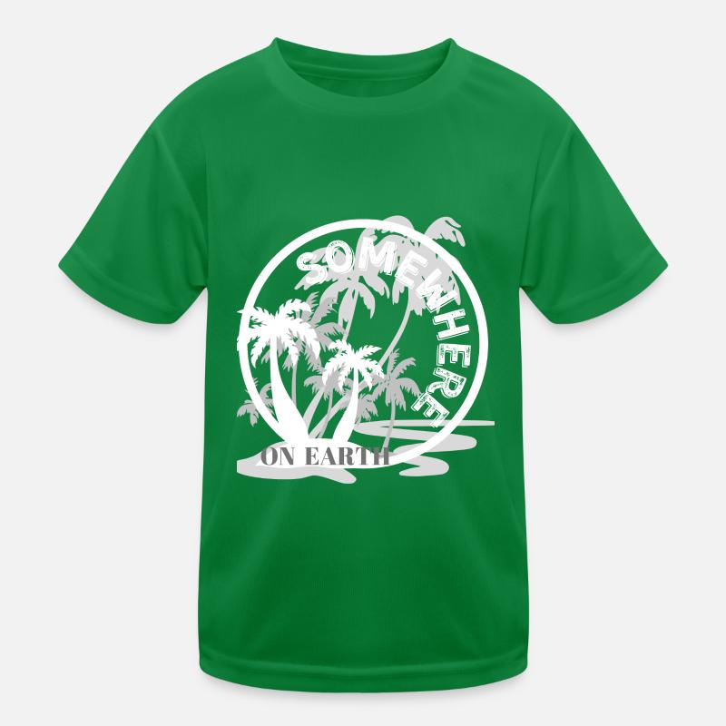 SOMEWHERE ON EARTH Kinder Funktions-T-Shirt