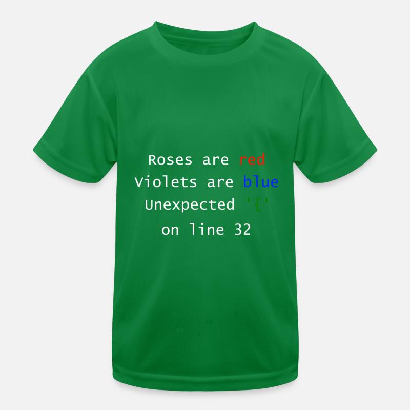 Unexpected on line | Programmer Computer Scientist Kids Functional T-Shirt
