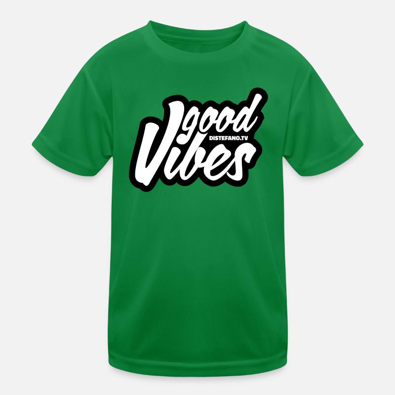 "Good Vibes" with diStefano Kinder Funktions-T-Shirt