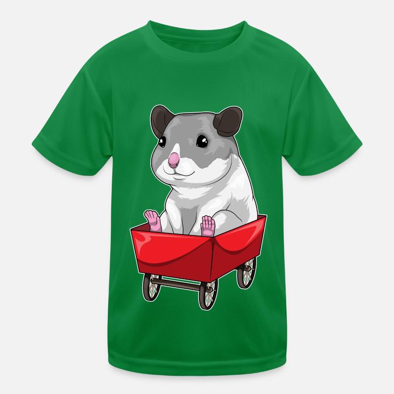 Hamster Wagon Kids Functional T-Shirt