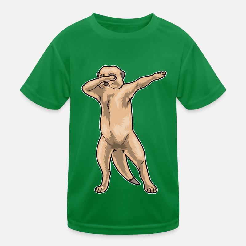 Erdmännchen Hip Hop Tanz Kinder Funktions-T-Shirt