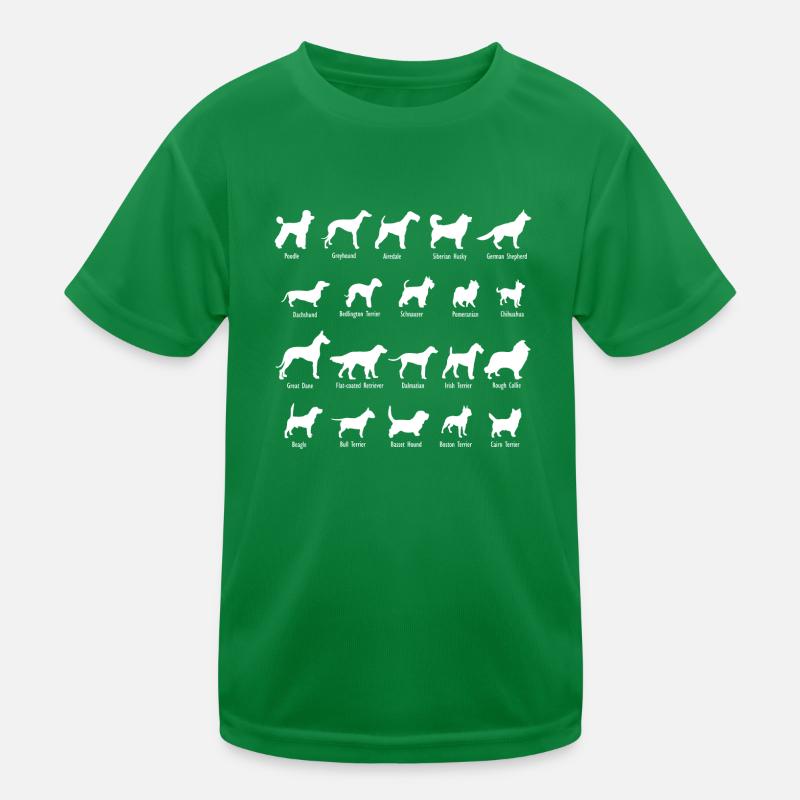 Noms de races de chiens T-shirt sport Enfant
