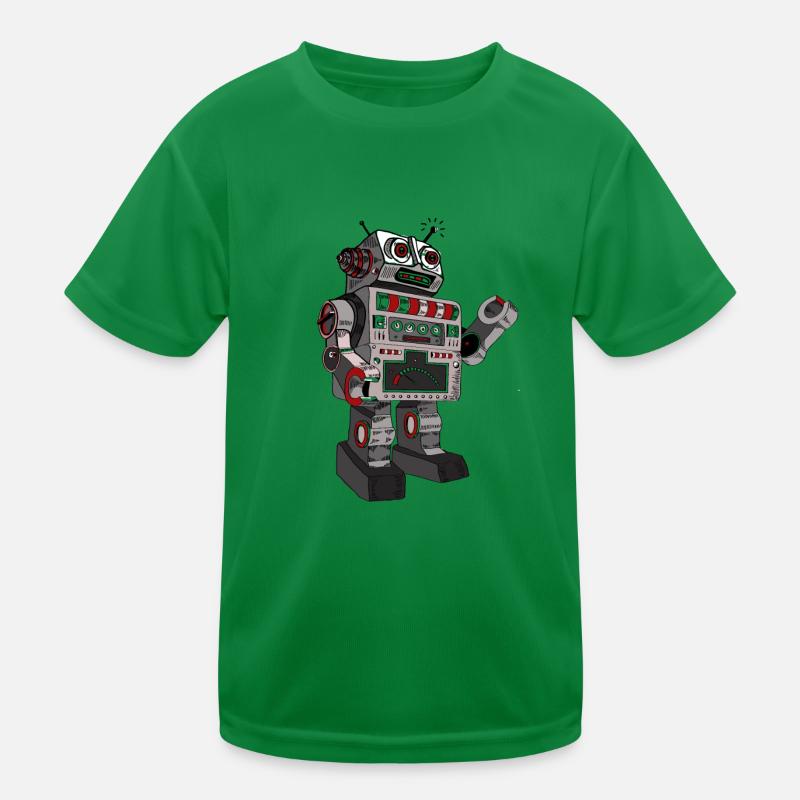 Robby Rob mr. robot scifi android jouet retro pc - T-shirt sport Enfant - vert