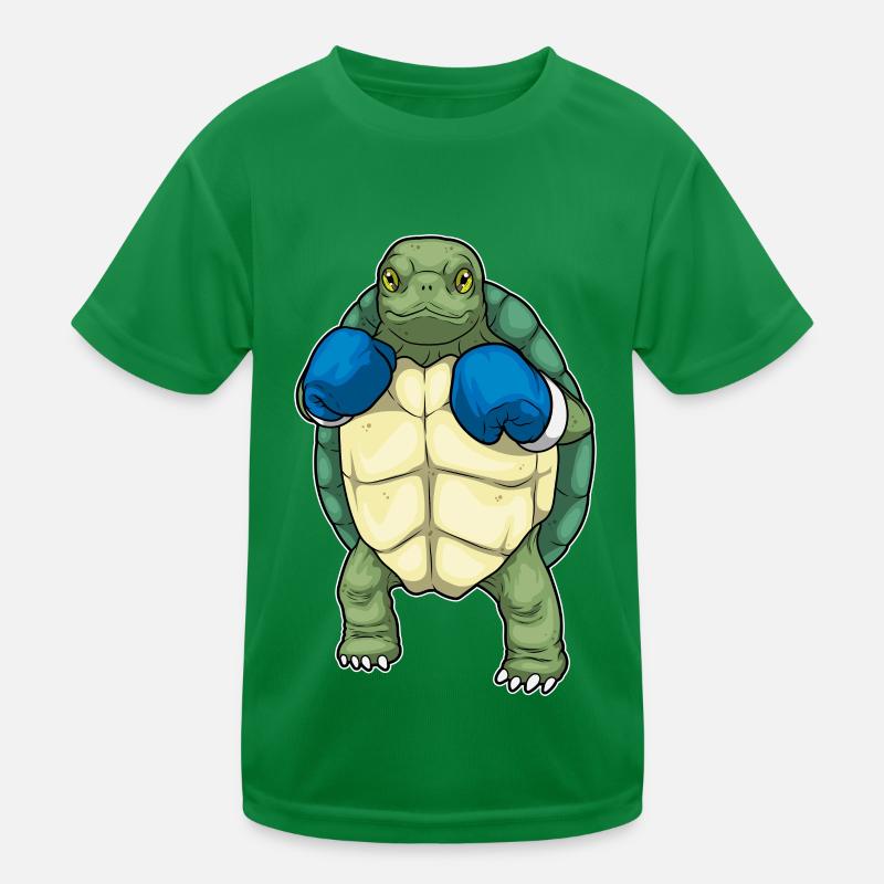 Turtle Boxer Boxing Gloves Boxing Kids Functional T-Shirt