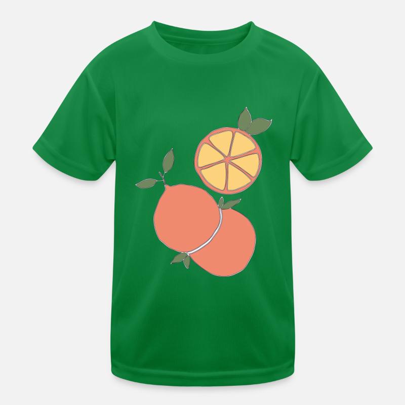 orangen grapefruit Kinder Funktions-T-Shirt