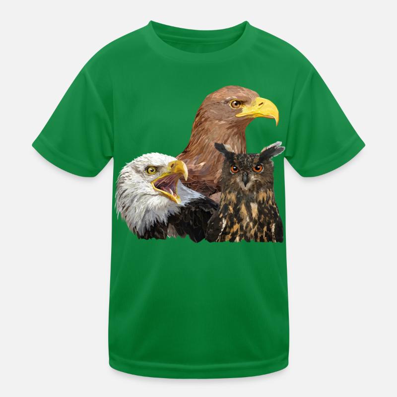 Eule und Pygmäen Kinder Funktions-T-Shirt