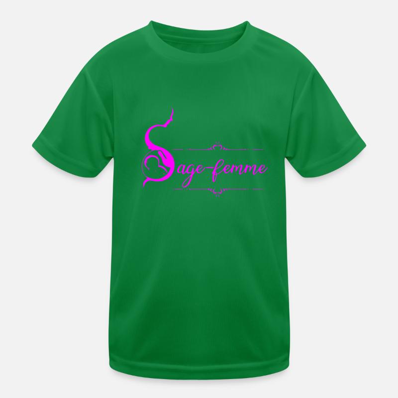 Hebamme Kinder Funktions-T-Shirt