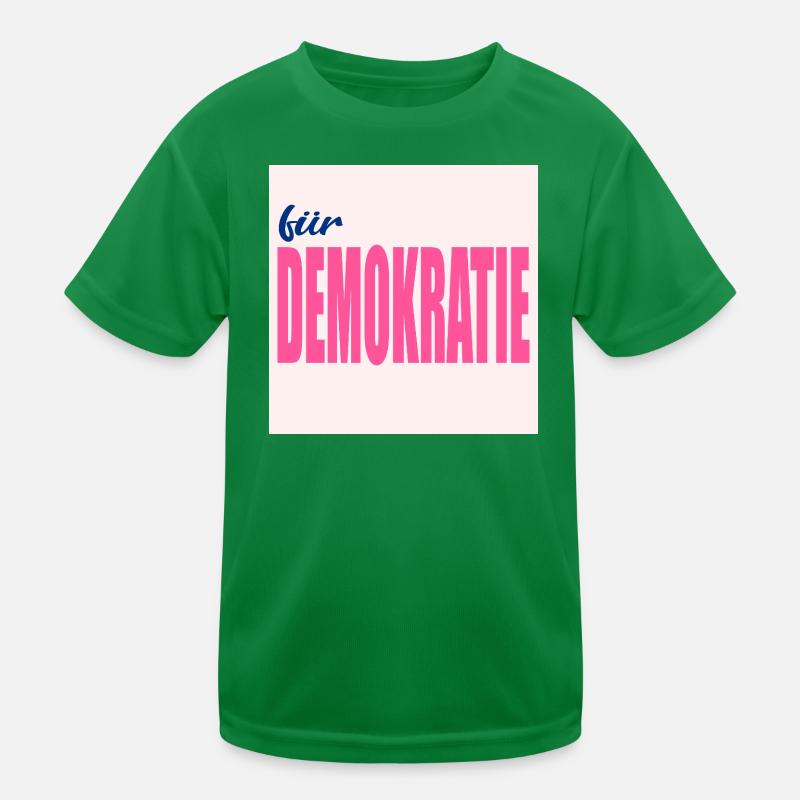 VALUES FOR DEMOCRACY Kids Functional T-Shirt