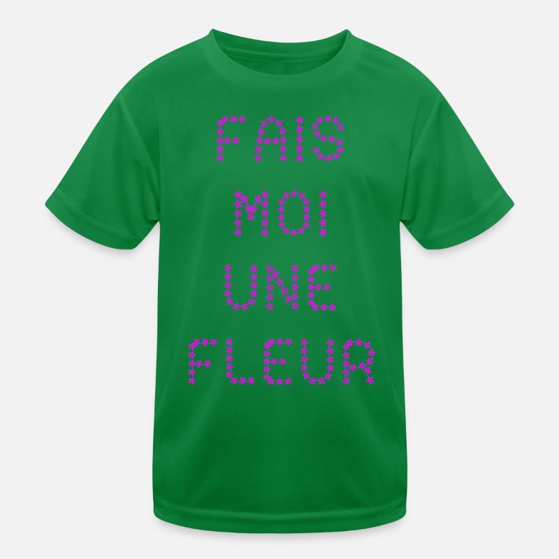 MAKE ME A FLOWER! Kids Functional T-Shirt
