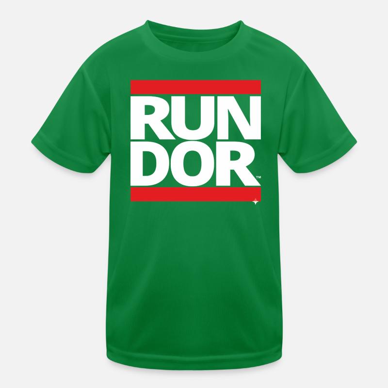 run Kinder Funktions-T-Shirt