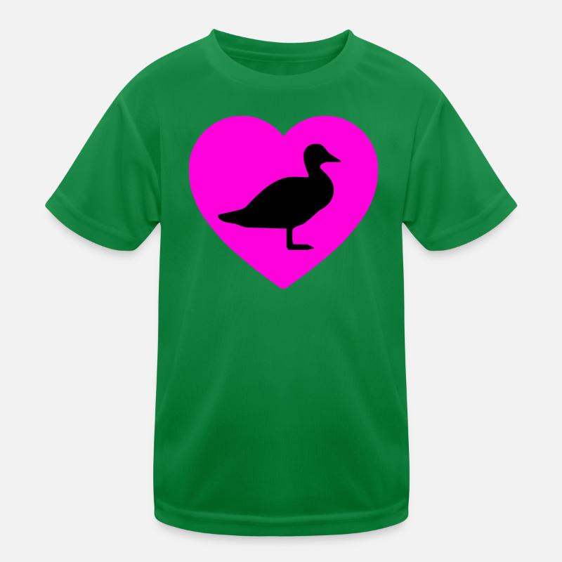 Ente Kinder Funktions-T-Shirt