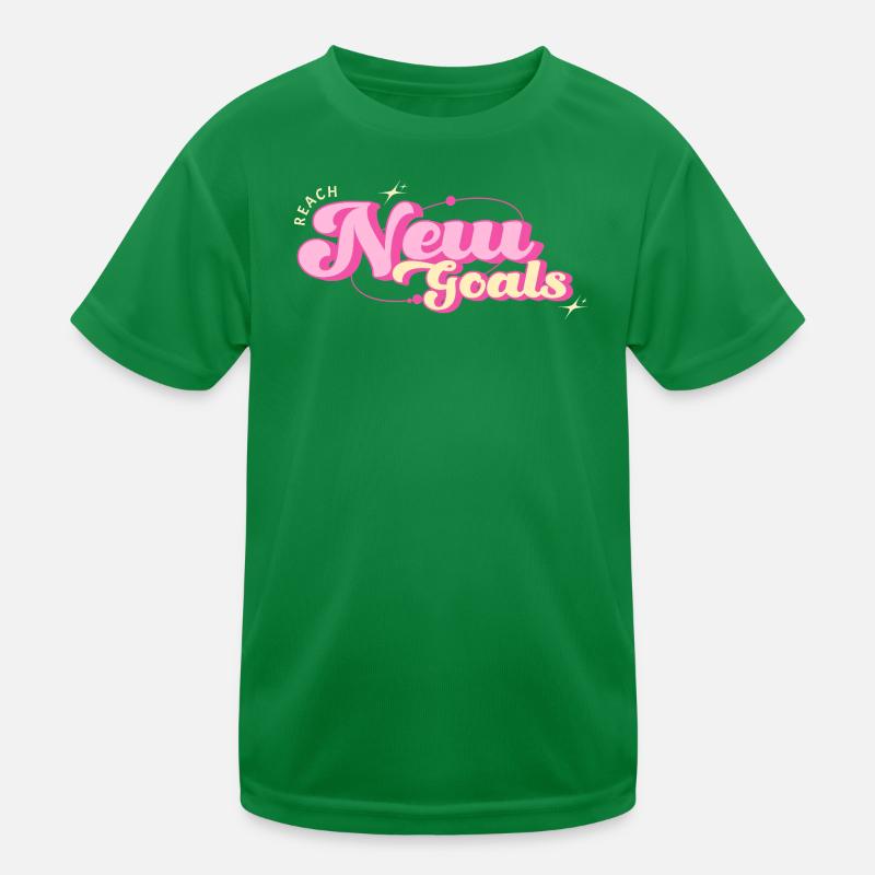Objectifs Neufs Néon T-shirt sport Enfant