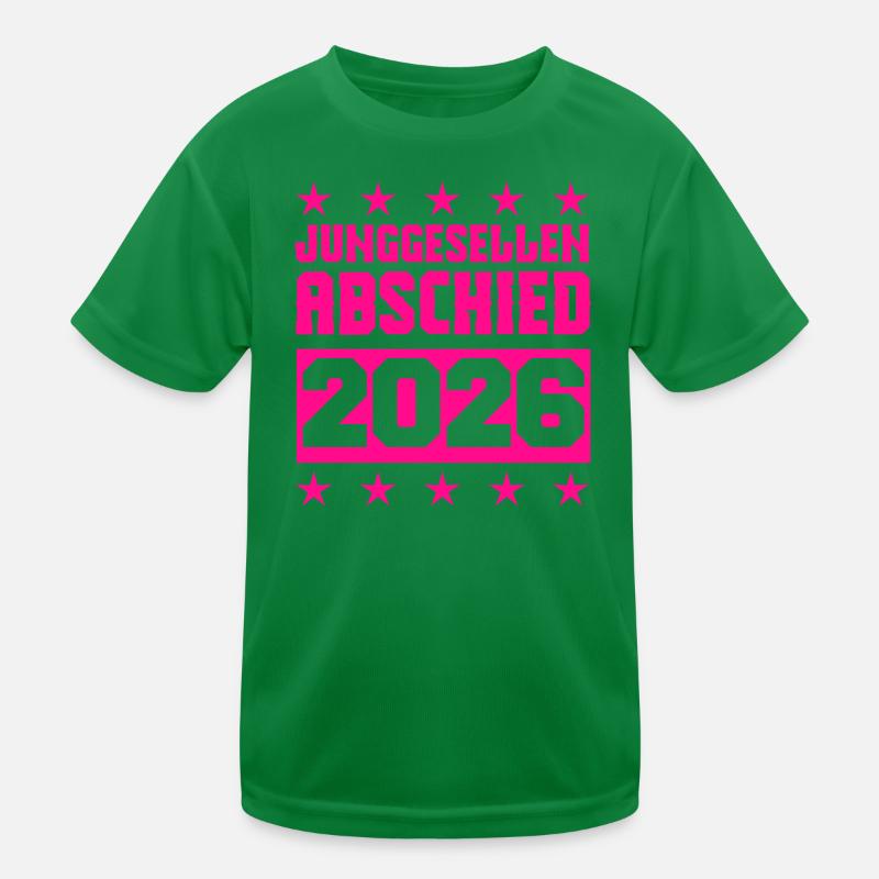 junggesellenabschied 2026 Kinder Funktions-T-Shirt