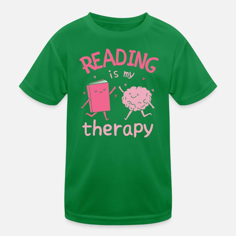 Reading is my Therapy Kids Functional T-Shirt