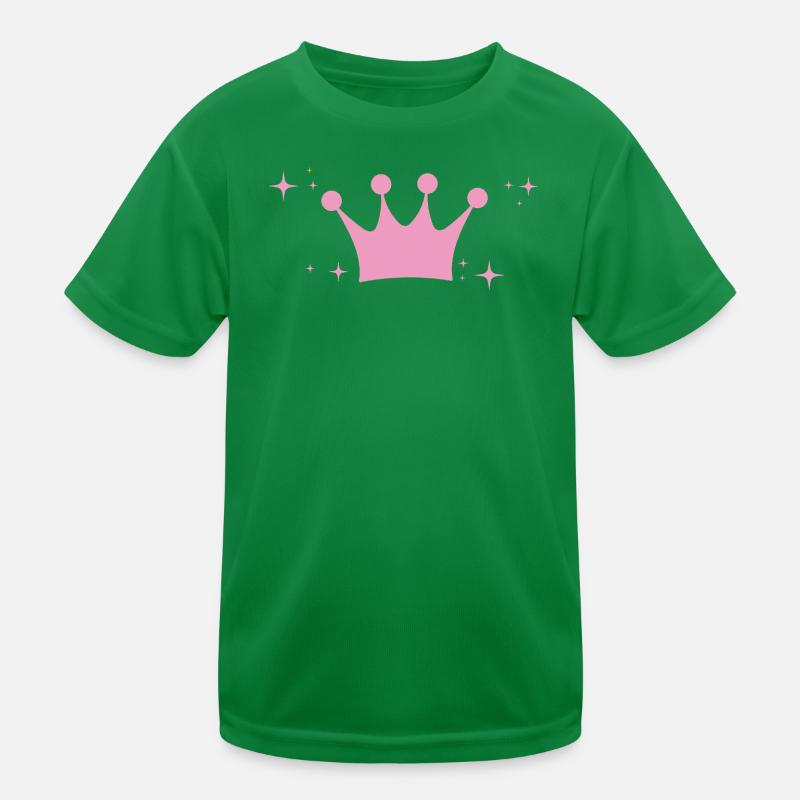 Krone - Geschenkidee - Sterne Kinder Funktions-T-Shirt