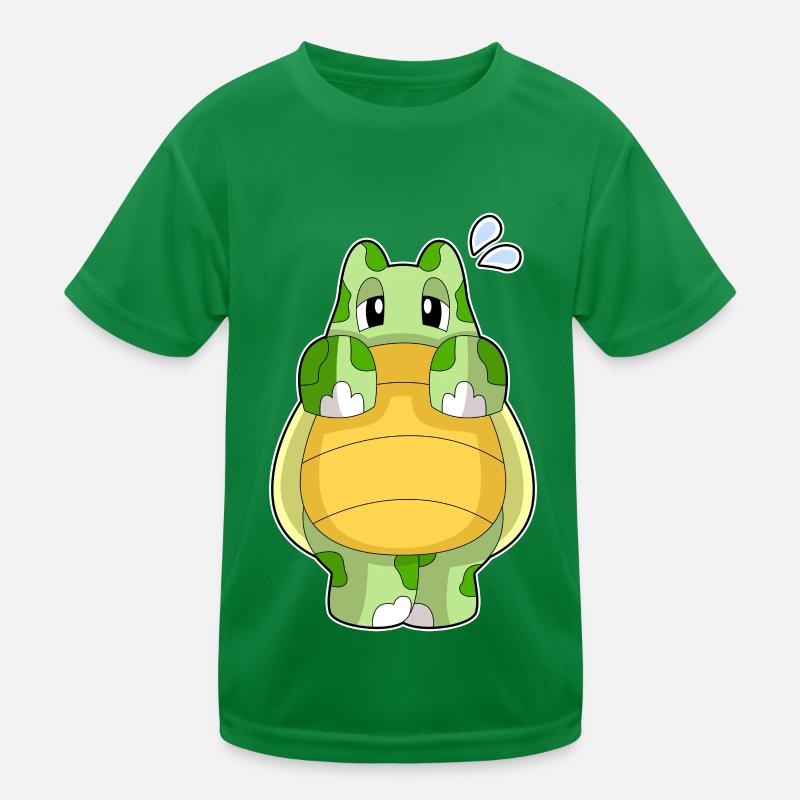 Tortue timide T-shirt sport Enfant