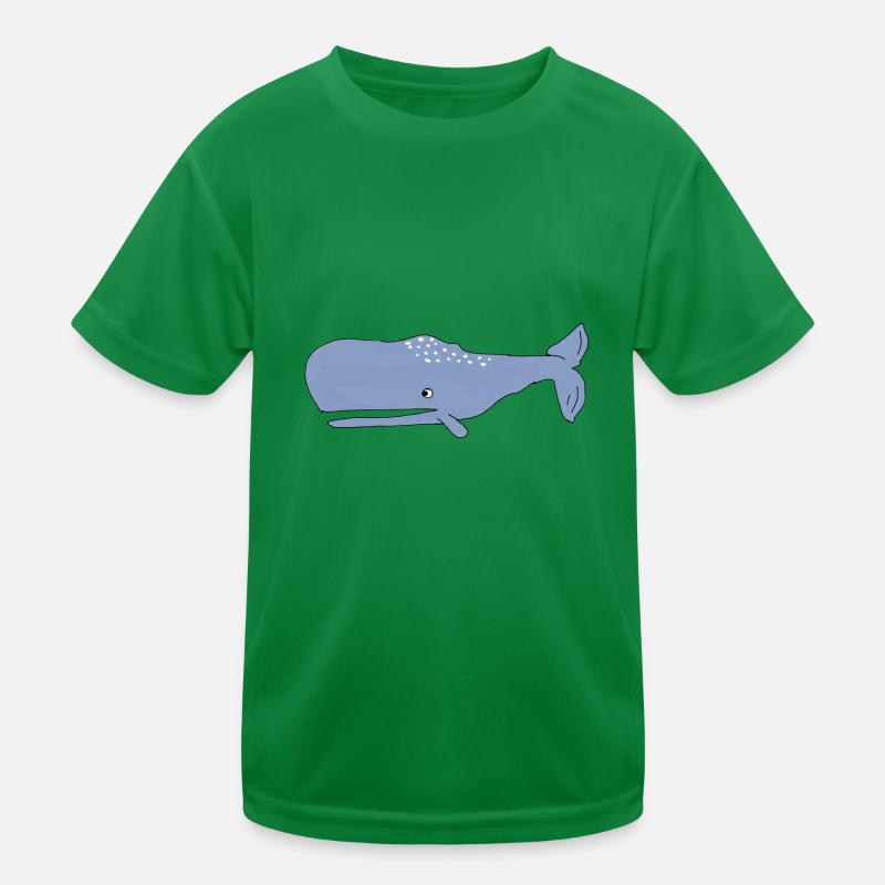 Pottwal Kinder Funktions-T-Shirt