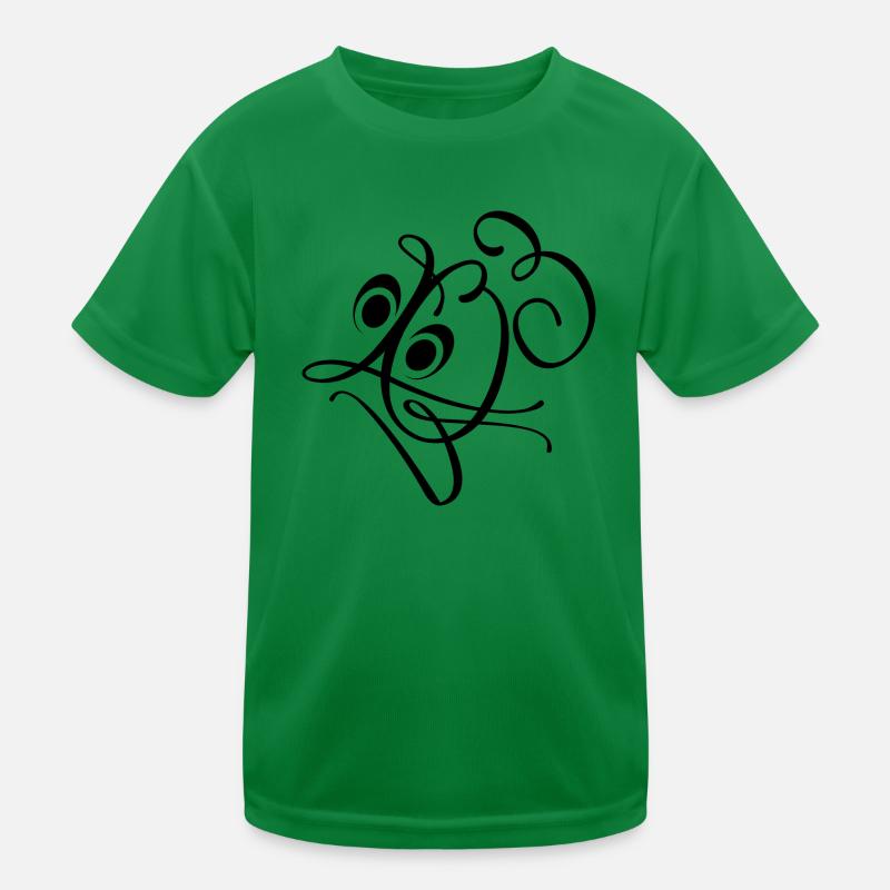 Love - Noir T-shirt sport Enfant