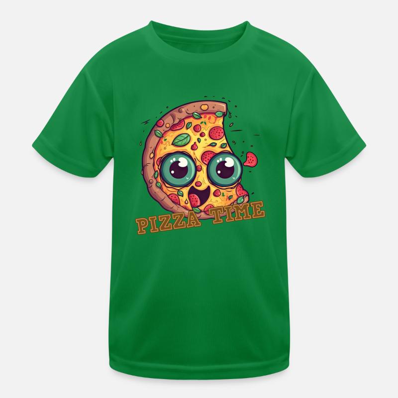Pizza (avec texte) T-shirt sport Enfant