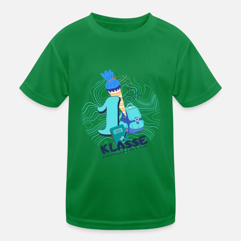 Erste Klasse Kinder Funktions-T-Shirt