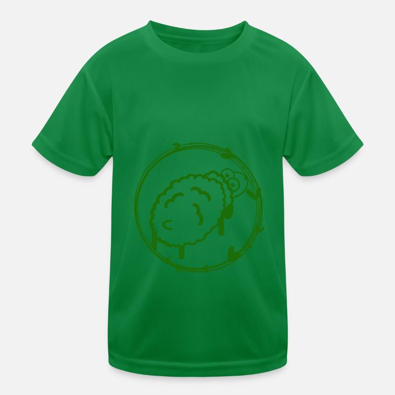 Sheep - Wool - Sheep herd - Nature - Farm Kids Functional T-Shirt