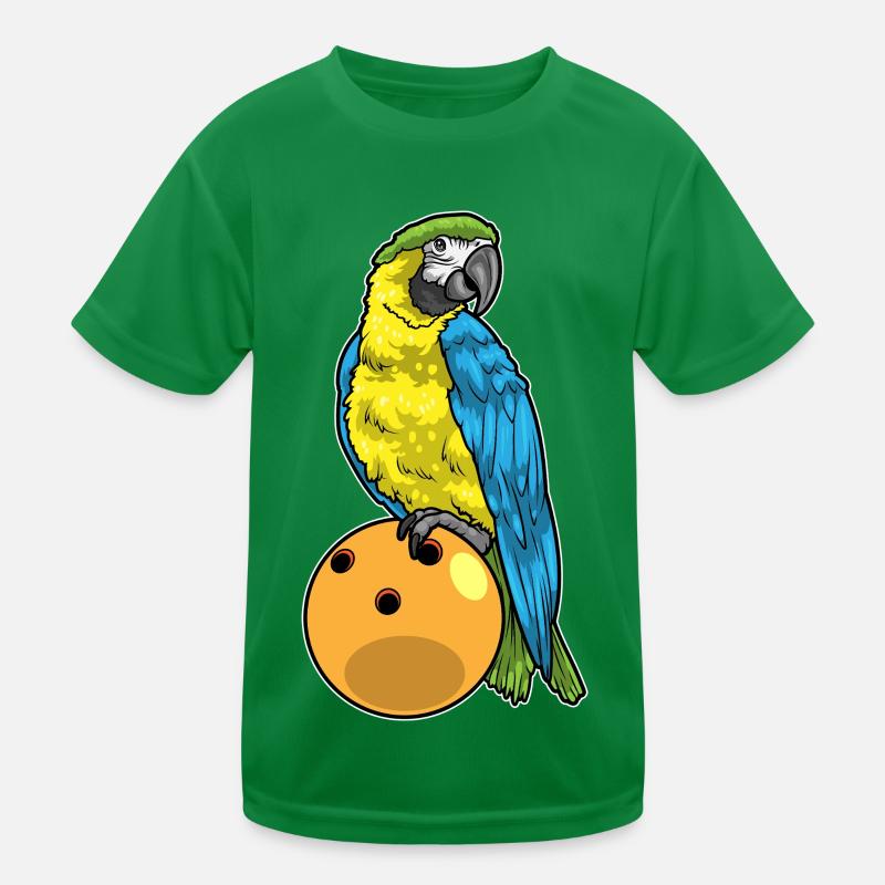 Perroquet Bowling Boule de bowling T-shirt sport Enfant
