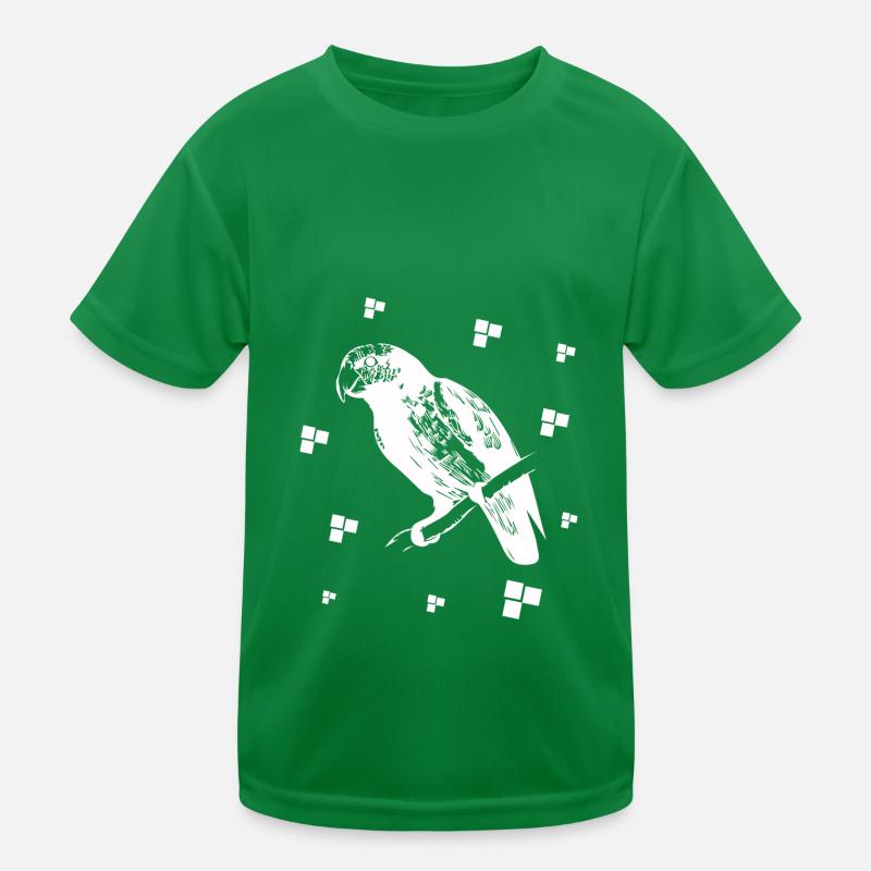 Parrot cockatoo bird nature Kids Functional T-Shirt