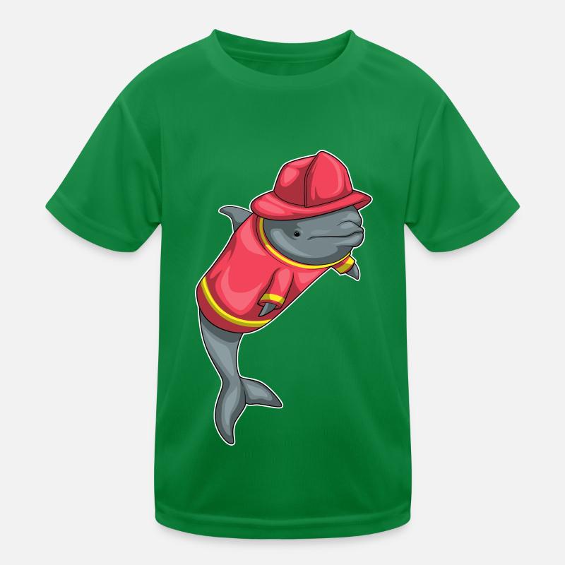 Pompiers de Delfin T-shirt sport Enfant