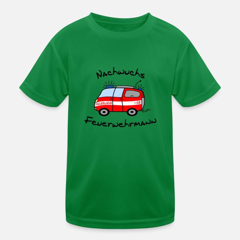 nachwuchs_feuerwehrmann Kinder Funktions-T-Shirt