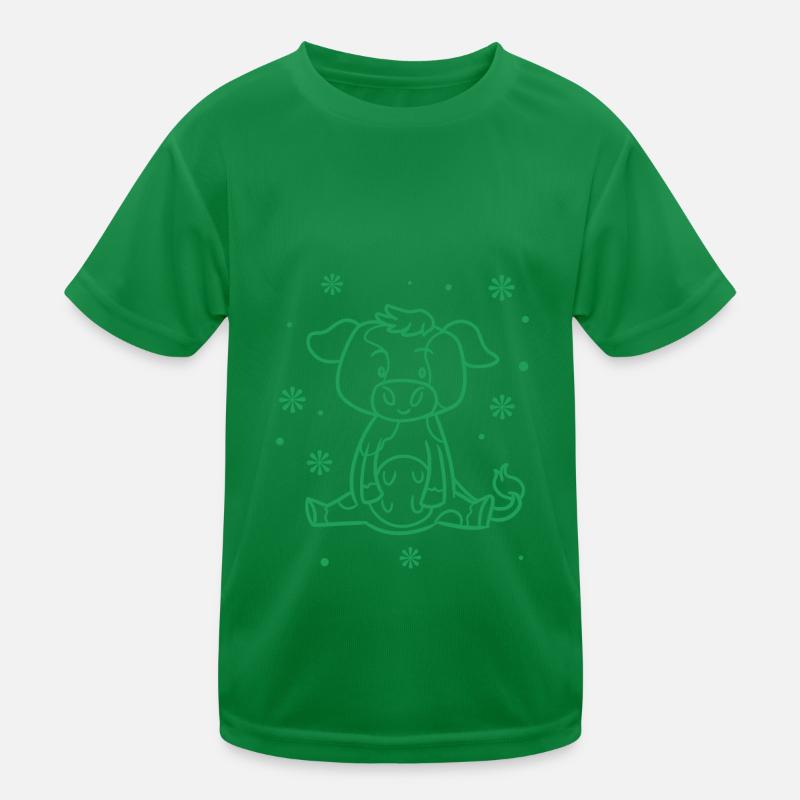 funny cow Kids Functional T-Shirt