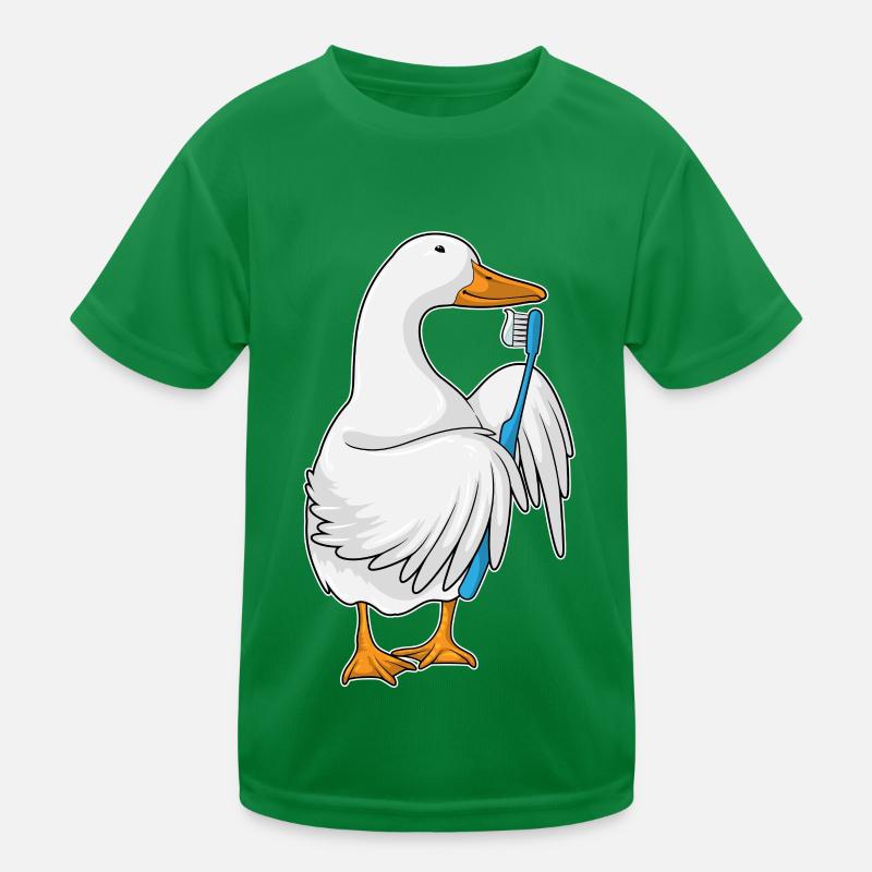 Brosse à dents de canard T-shirt sport Enfant