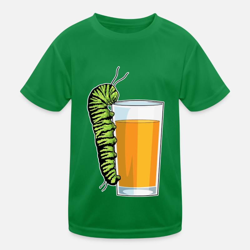 Raupe Orangensaft Kinder Funktions-T-Shirt