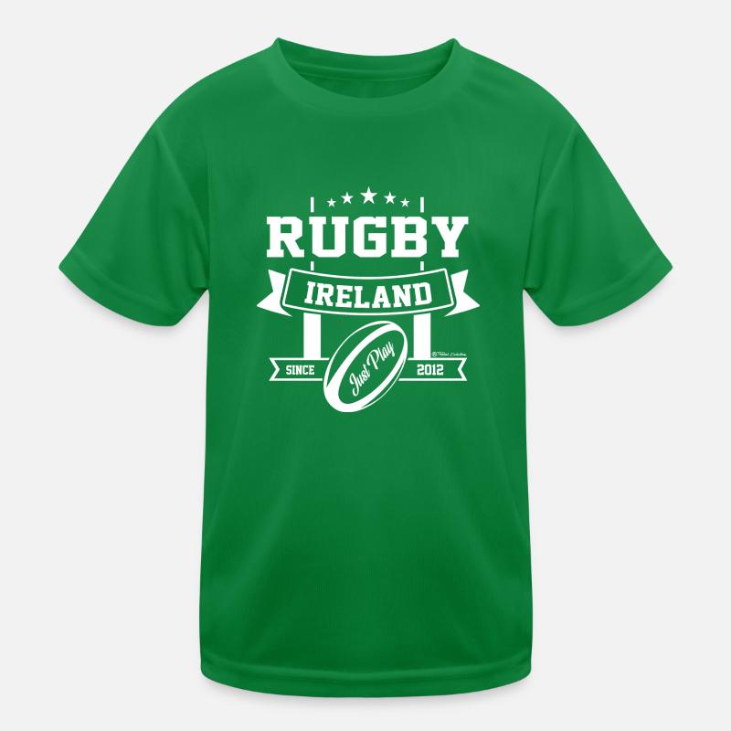 Rugby IRELAND Supporters - Augmented Reality Kids Functional T-Shirt