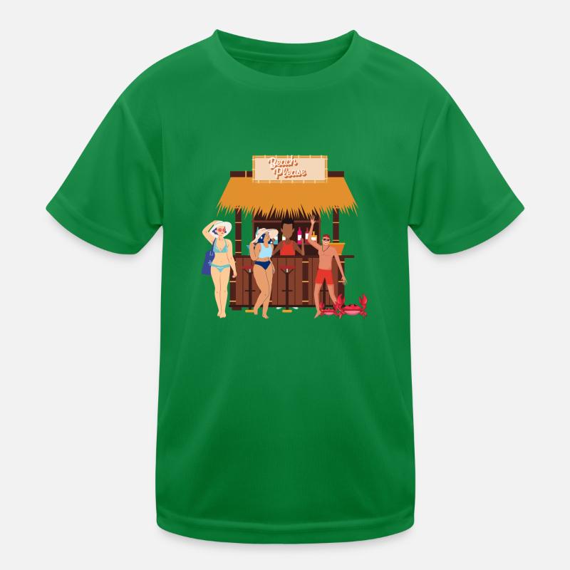 Chiringuito "Beach Please" Kids Functional T-Shirt