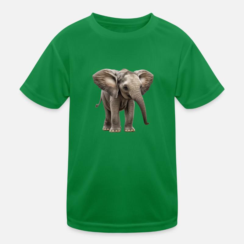 Méga mignon bébé éléphant T-shirt sport Enfant