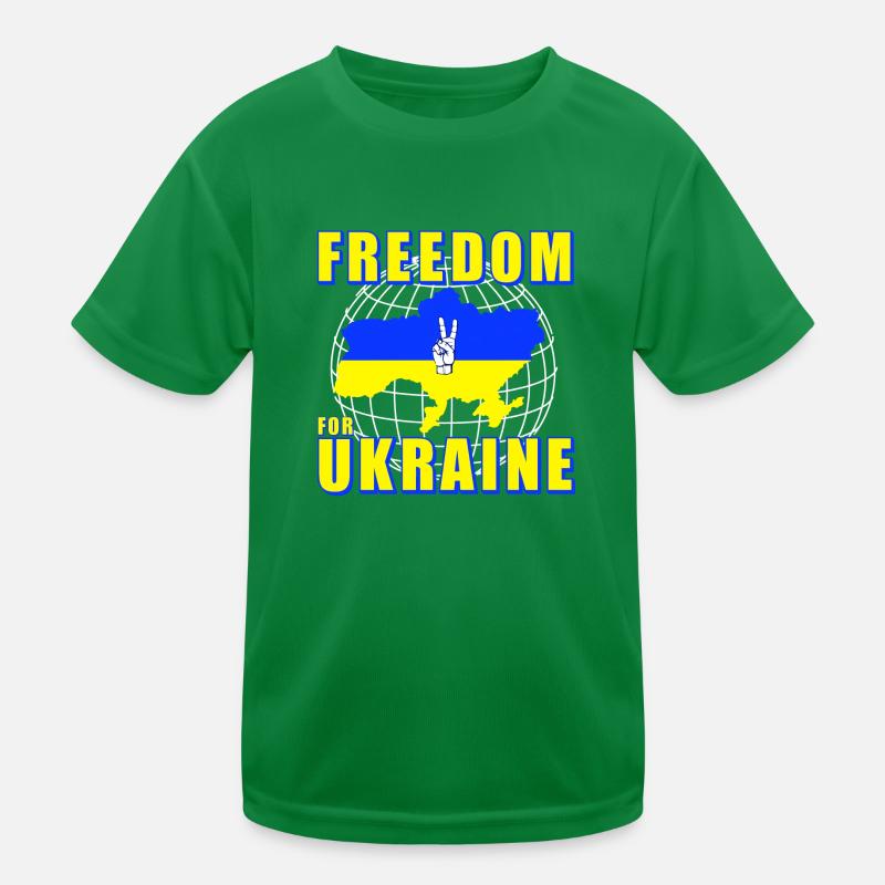 Liberté pour l’Ukraine T-shirt sport Enfant