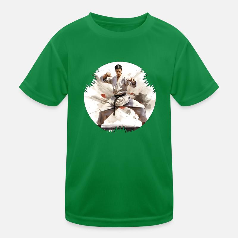 Karate, Kampfkunst mit chinesischen Einflüssen Kinder Funktions-T-Shirt