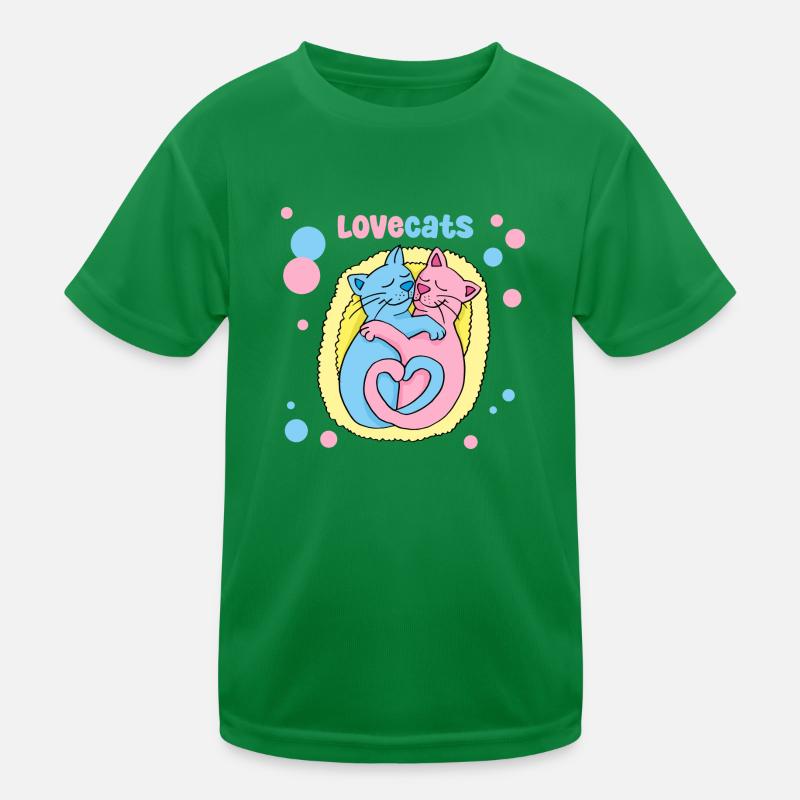 Aimer les chats T-shirt sport Enfant