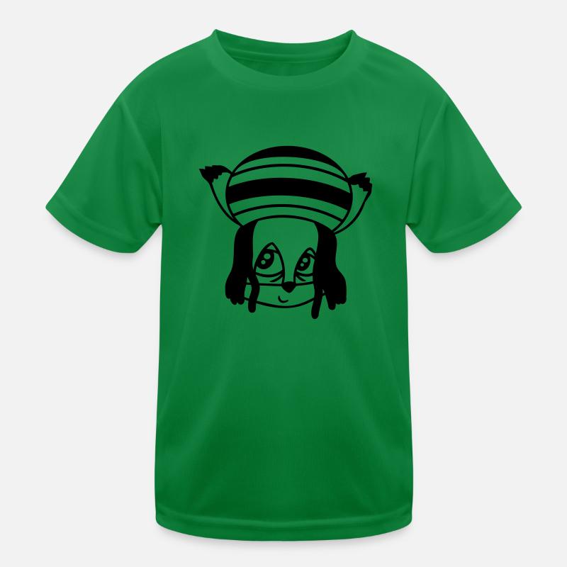 Fox Raggae Jamaica Hat Rasta Curls Chill Hat Kids Functional T-Shirt