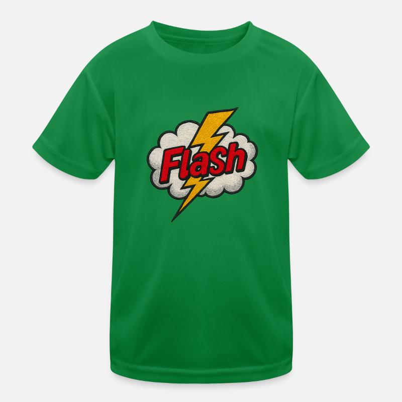 Flash - Wie der Blitz durchs Leben Kinder Funktions-T-Shirt