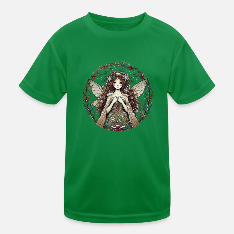 Yule Fairy Kids Functional T-Shirt