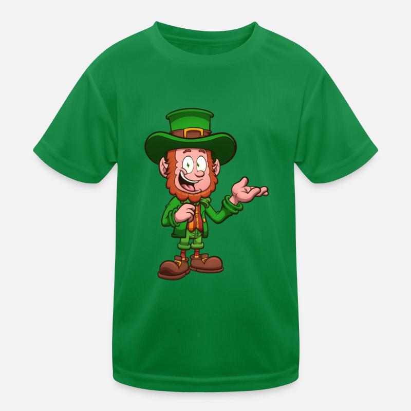 Friendly Leprechaun Kids Functional T-Shirt