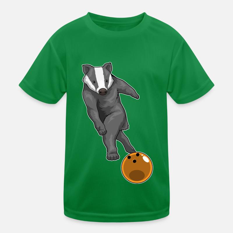 Badger Boule de bowling T-shirt sport Enfant