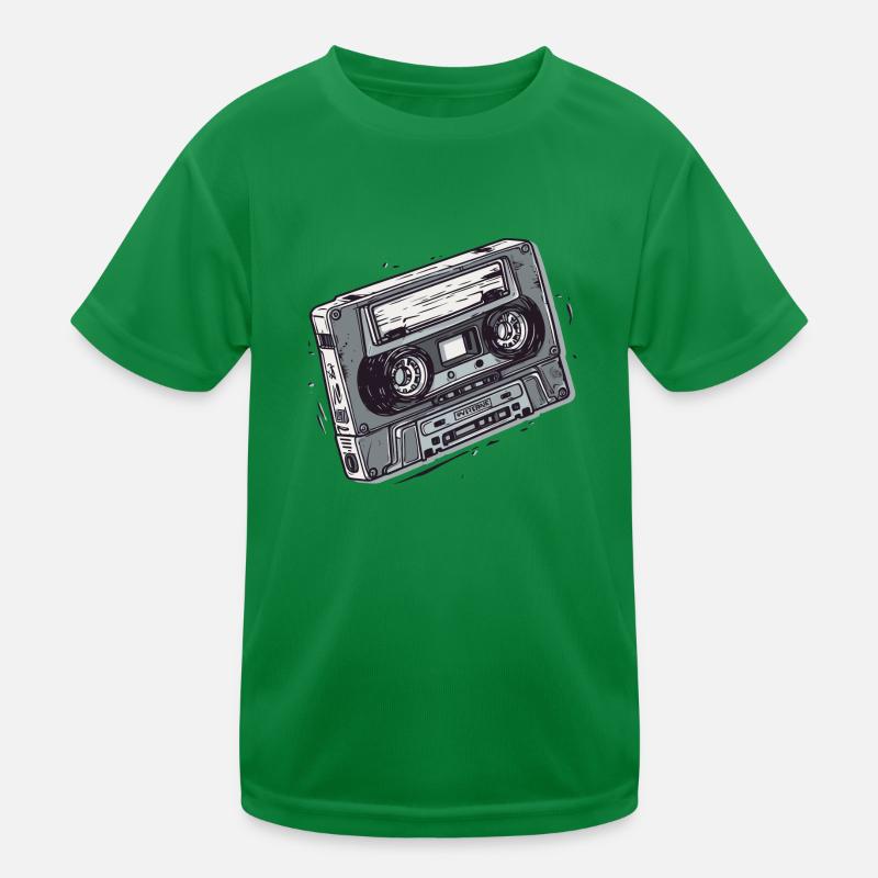 Ancienne cassette compacte T-shirt sport Enfant