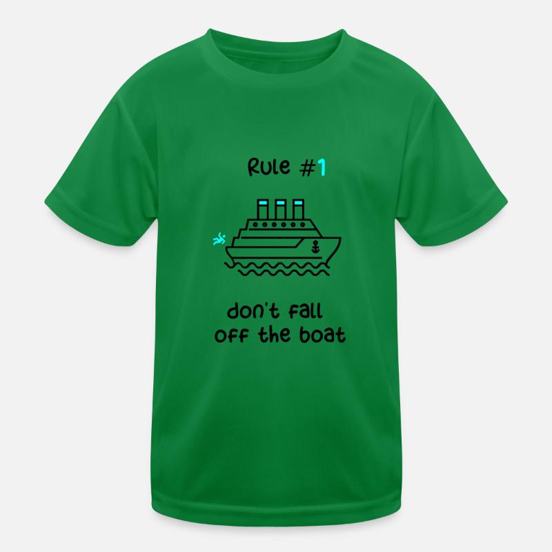BATEAU DE CROISIÈRE - BATEAU DE CROISIÈRE NOIR ET BLEU T-shirt sport Enfant