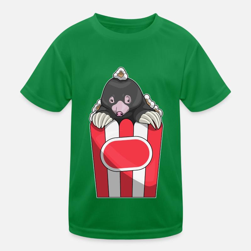 Maulwurf Popcorn Kinder Funktions-T-Shirt