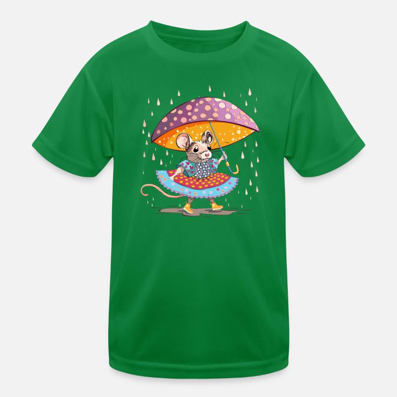 Es regnet Kinder Funktions-T-Shirt