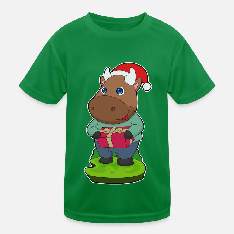 Taurus Christmas Package Kids Functional T-Shirt